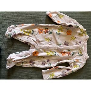 Carters Newborn Floral Bodysuit‎ Long Sleeve One Piece Outfit